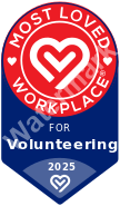 Most Loved Workplace® for Volunteering